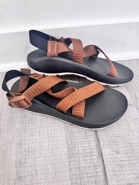 Chaco Z/Cloud Sport Sandals Men’s Size 10 Brown Black Strap Hiking Outdoor